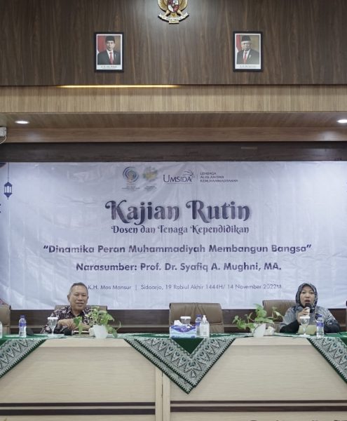 Dinamika Peran Muhammadiyah Membangun Bangsa tema kajian rutin umsida