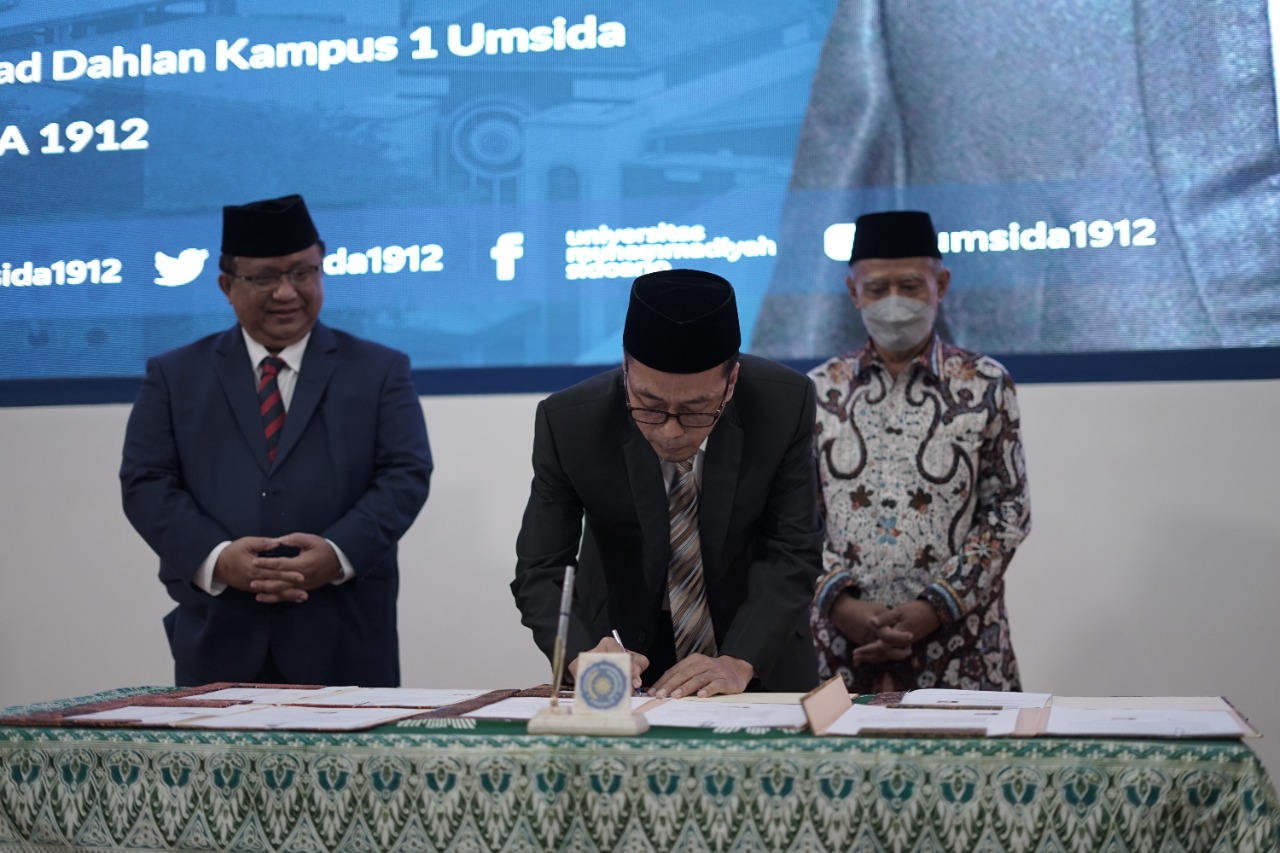 Pelantikan Rektor Umsida masa jabatan 2022-2026