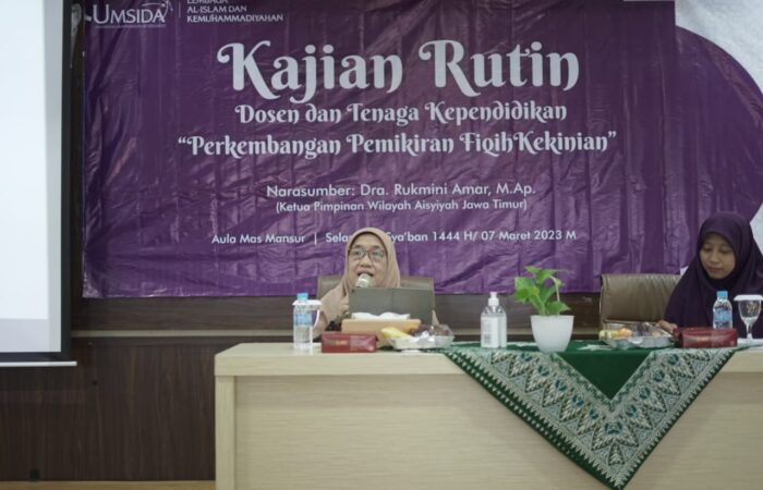 Fikih Kekinian Dibahas Lengkap Dalam Kajian Rutin Umsida