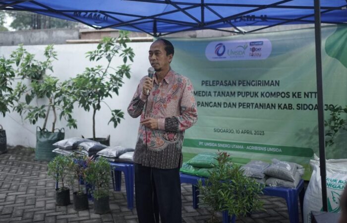 PT Umsida Sinergi Utama Luncurkan 20 Ton Pupuk Kompos ke NTT