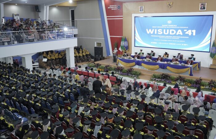 Gelar Wisuda ke 41, Umsida Luluskan 964 Wisudawan