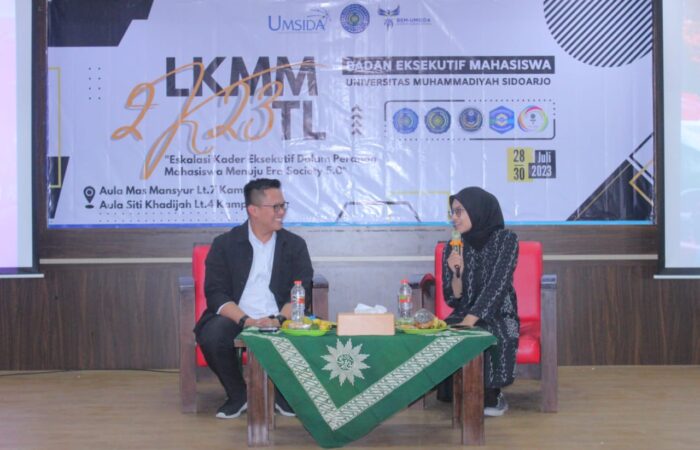 Bekali Leader Preneur, LKMM-TL BEM Umsida Undang Kadin Surabaya