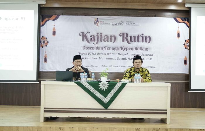 kajian peringatan persyarikatan Muhamamdiyah ke 111