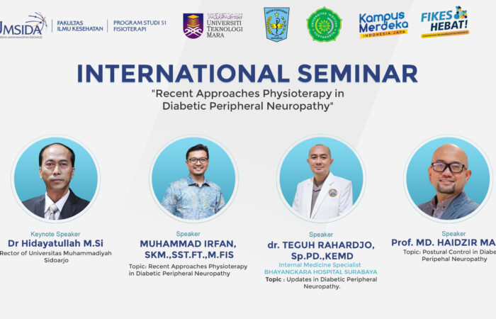 Fisioterapi Umsida Gelar Seminar Internasional Pendekatan terbaru Fisioterapi pada Neuropati Perifer Diabetic