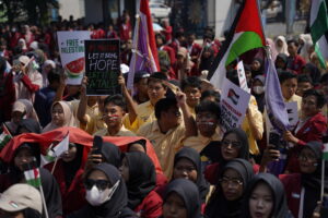 rektor Umsida dalam aksi bela Palestina