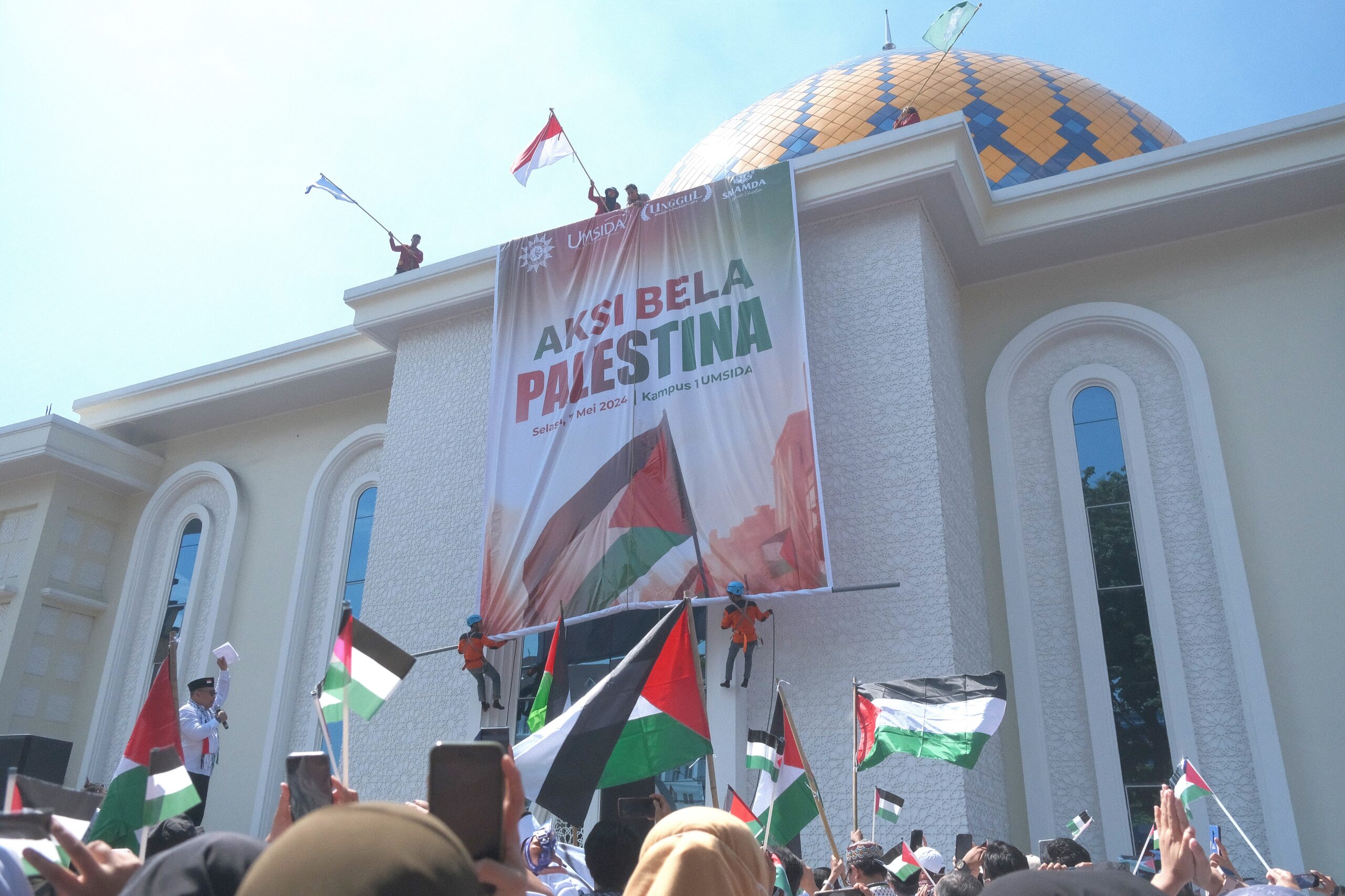 aksi kemanusiaan bela Palestina