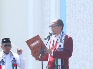rektor Umsida dalam aksi bela Palestina