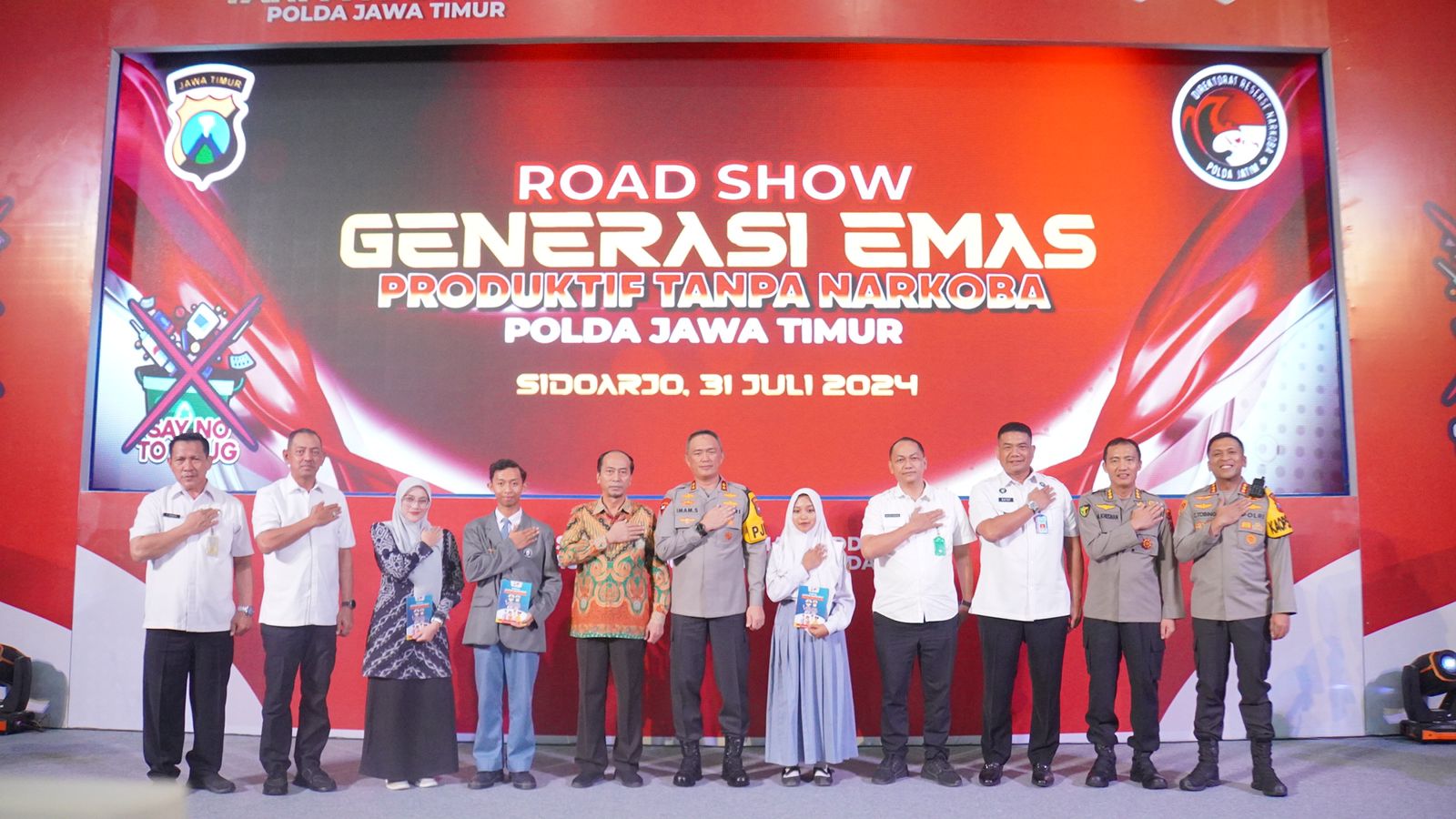 roadshow anti narkoba polda jatim