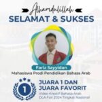 Mahasiswa PBA Umsida Raih Juara Video Kreatif Bahasa Arab di DLA Fair 2024