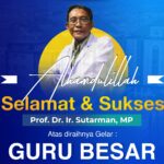 Dr Tarman jadi guru besar 1