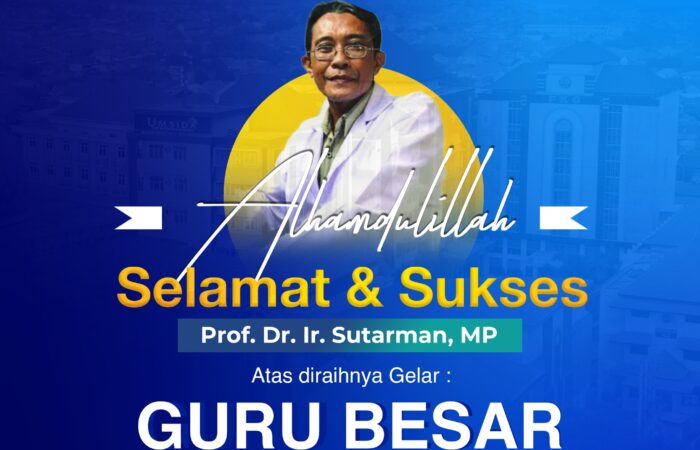 Dr Tarman jadi guru besar 1