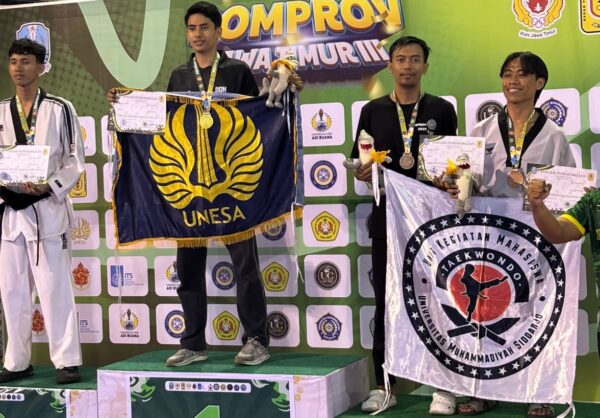 Umsida bawa perunggu dari Pomprov III Jawa Timur