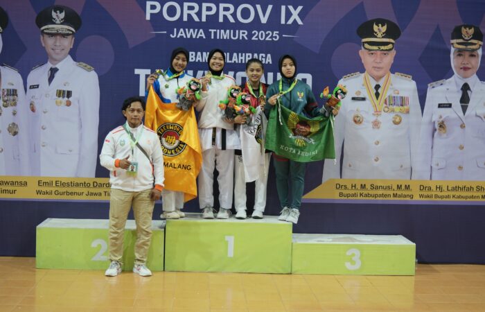 atlet taekwondo Umsida dapat emas di Porprov Jatim 2025 1