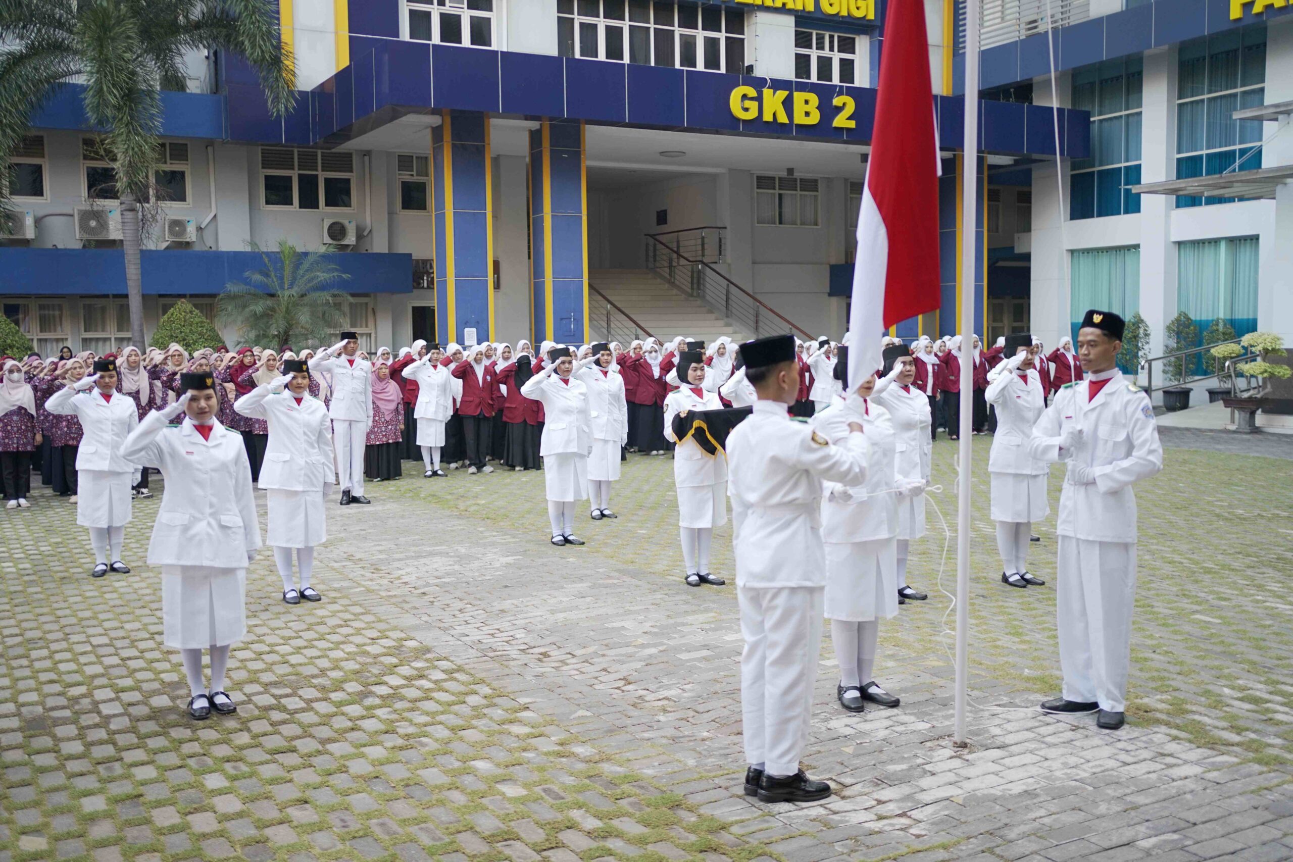 upacara HUT RI ke 80 Umsida