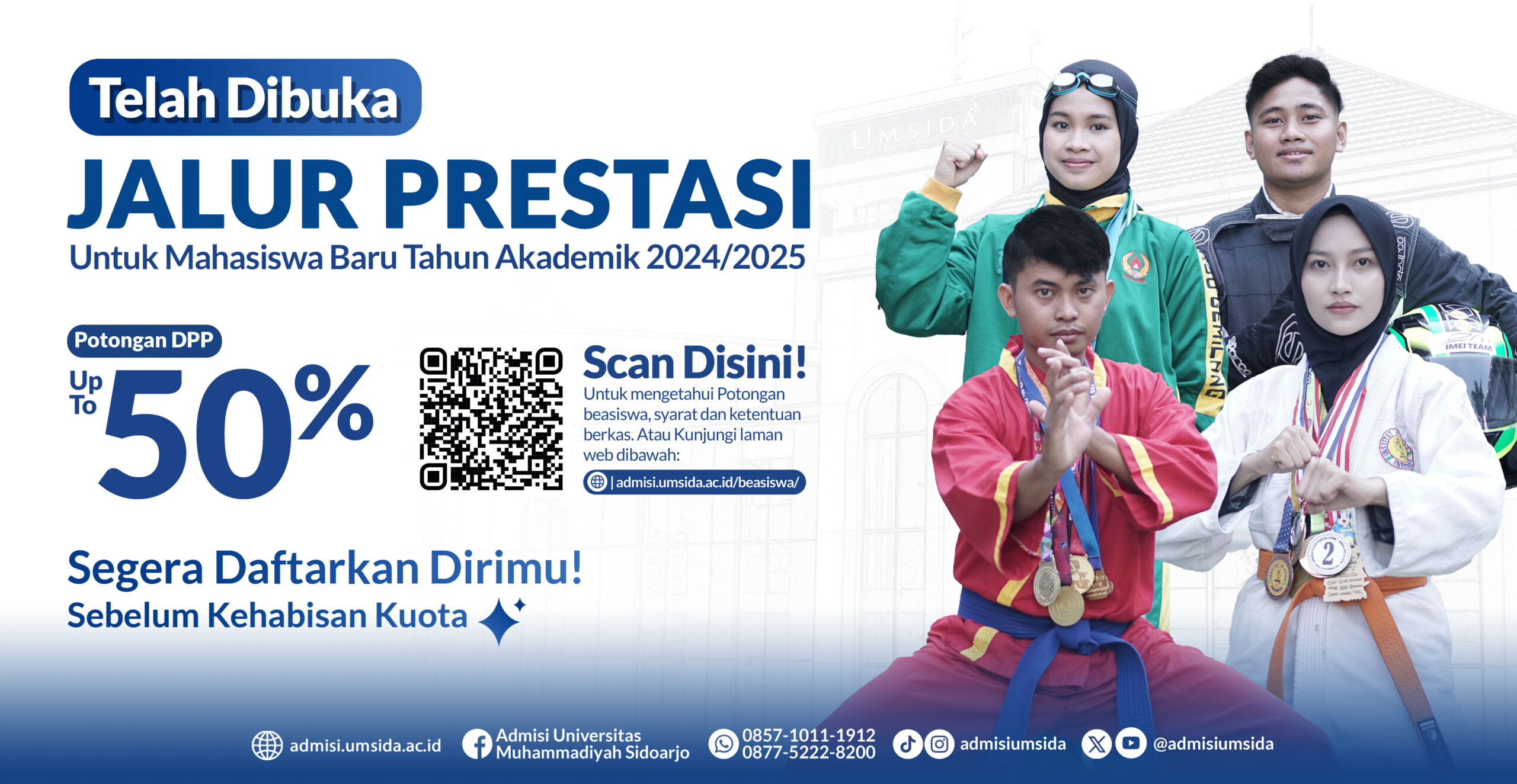 jalur masuk Umsida tanpa tes