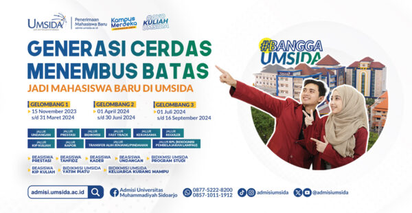 jalur masuk Umsida tanpa tes