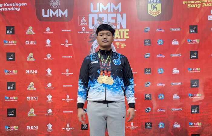 3 emas dalam 1 pertandingan