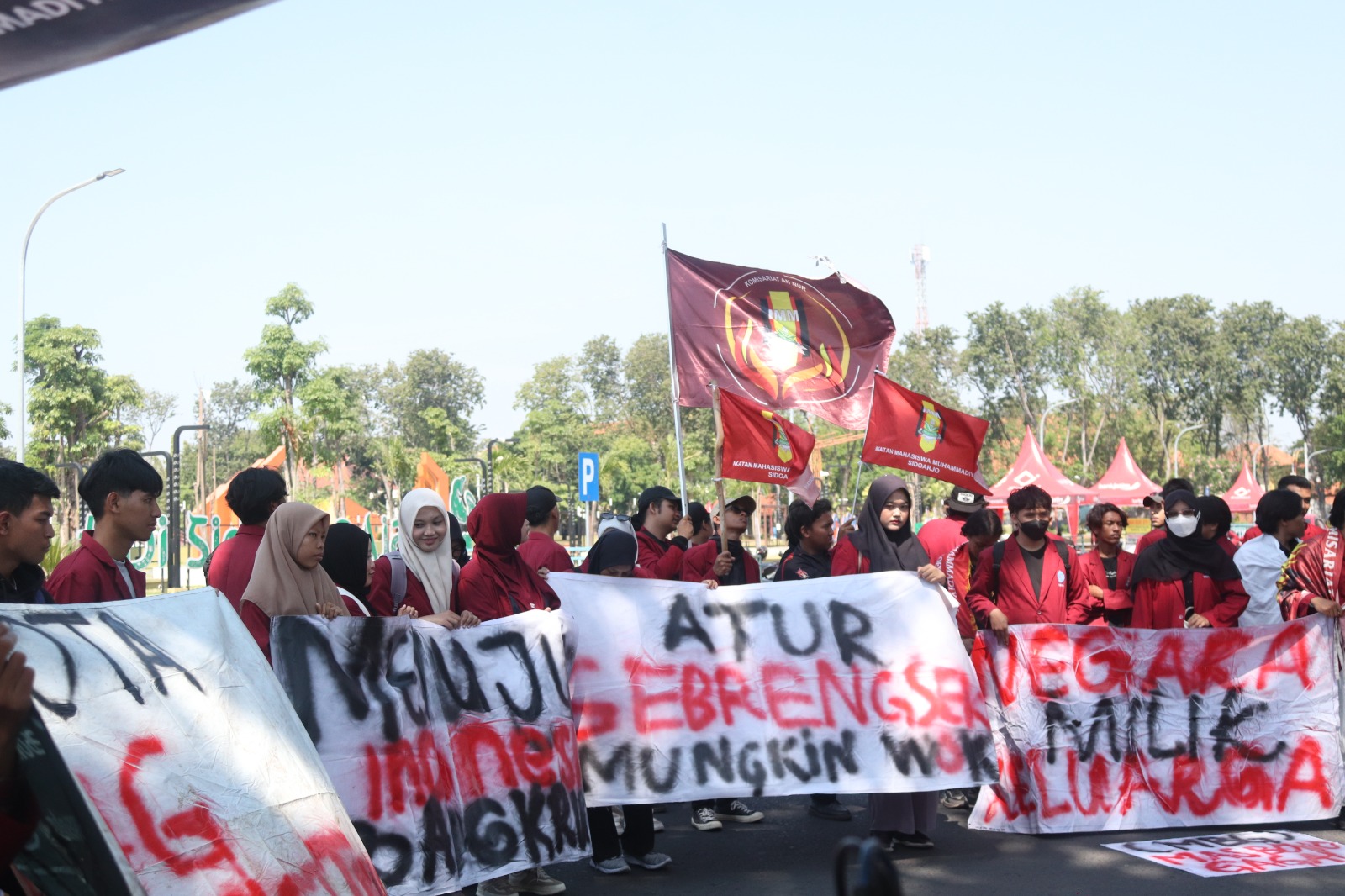 aksi IMM Umsida ke DPRD Sidoarjo