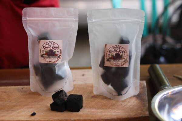 briket kulit kopi