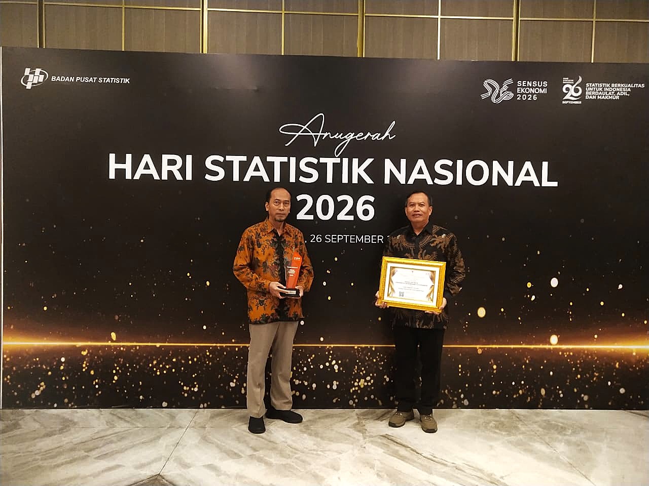 penghargaan Pojok Statistik Umsida